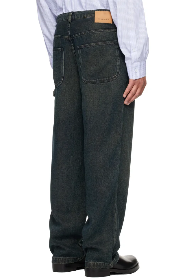 Isabel Marant Blue Jenter Jeans, photo 3 of 4 from SSENSE