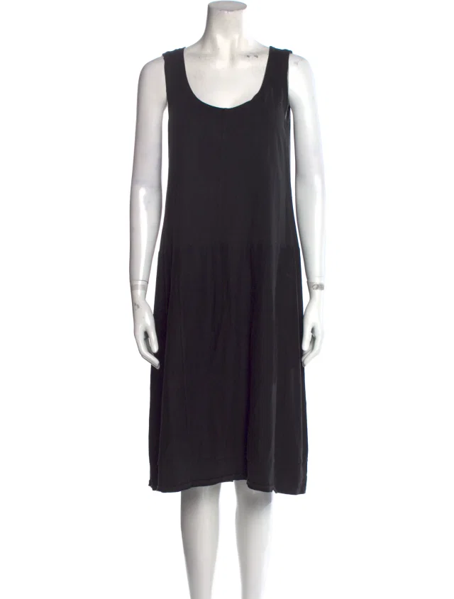 Comme des Garçons Vintage Midi Length Dress in black from The RealReal
