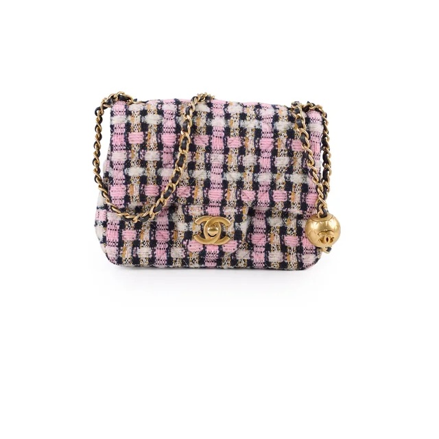 Chanel Mini Square Tweed in Tweed from The Purse Affair