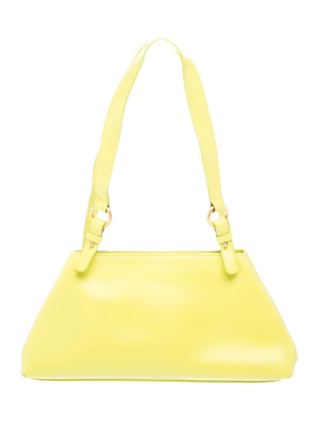 Furla Leather Shoulder Bag in yellow Leather from The RealReal