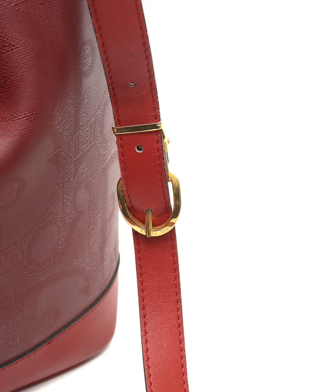 Dior Drawstring Bucket Bag in Canvas from A Retro Tale, photo 10 of 13