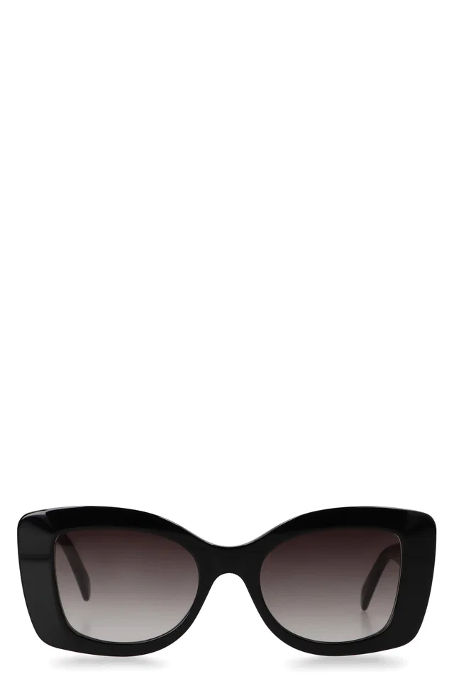 Celine 4s324cplb Butterfly Acetate Sunglasses — Black in Black from HEWI