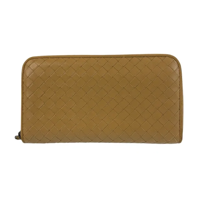 Bottega Veneta Intrecciato Leather Long Wallet in Woven leather from LuxUness