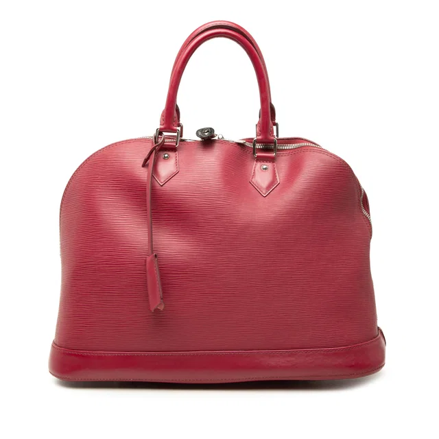 Pink Louis Vuitton Epi Alma GM Handbag in Pink Leather from Designer Revival