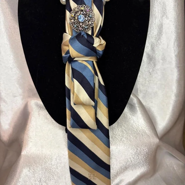 Givenchy Women's Scarf - Multi/Blue in multicolor|blue from Depop, photo 1 of 1