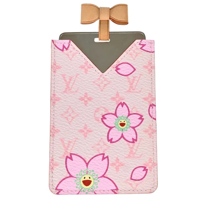 Louis Vuitton Monogram Cherry Blossom Etui Miroir Compact Mirror M92019 Small Good in Canvas from AMORE Vintage Tokyo