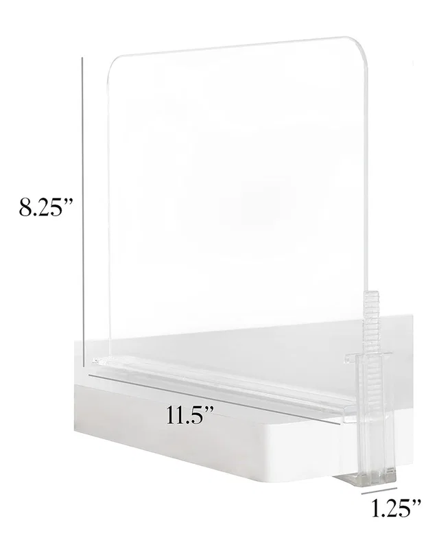 J&V Textiles Acrylic Closet Shelf Divider, image 1 of 1 from Rue La La