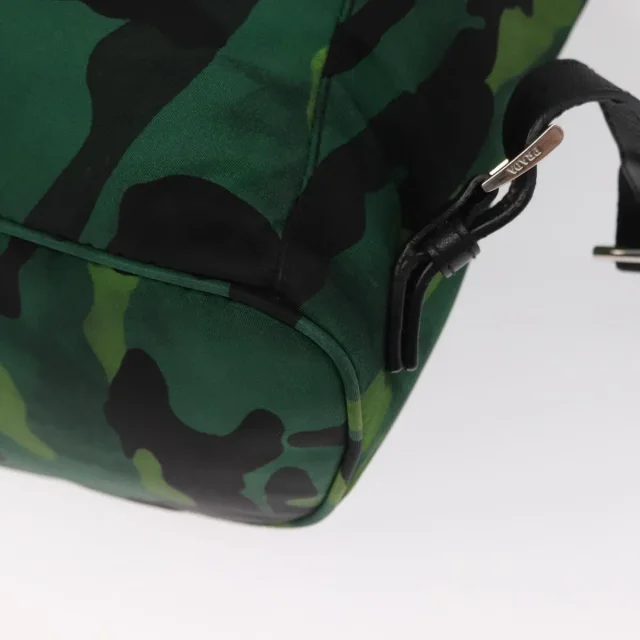 Prada Camouflage Tessuto Green Nylon Bag in Green Nylon from HEWI, photo 13 of 24