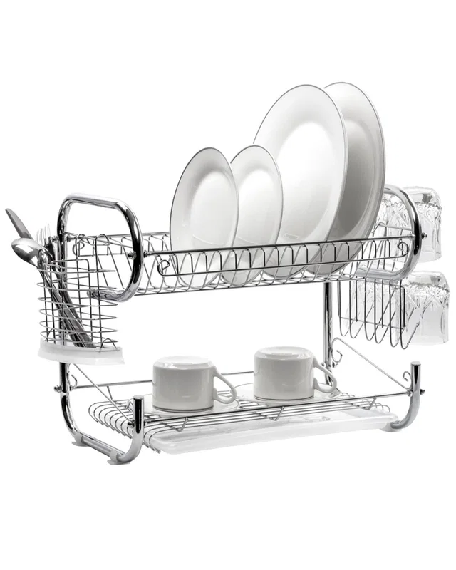 J&V Textiles Stainless Steel Dish Rack, image 1 of 1 from Rue La La