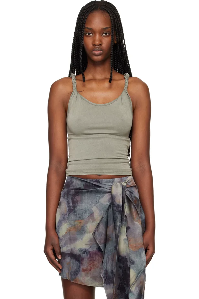 Green T-Twy-S1 Tank Top, image 1 of 1 from SSENSE