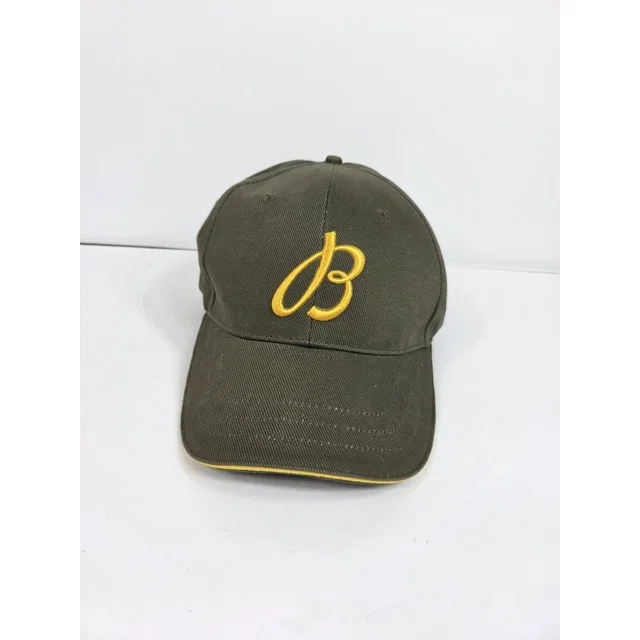 Breitling Olive Green Cap Hat Gold Logo Osfa Strapback in green|gold from Poshmark