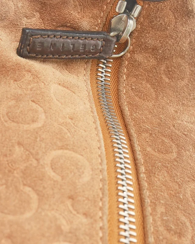 Celine Suede Macadam Shoulder Bag in Suede from A Retro Tale, photo 8 of 12