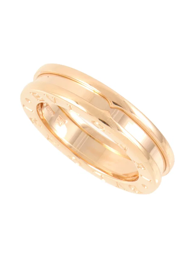 Bvlgari 18K B-zero1 Ring #49 Pink Gold in Pink from VINTAGE QOO TOKYO