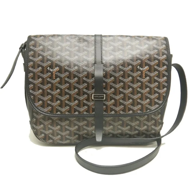 Goyard Belvedere Mm Belve3mmlty01cg01p Shoulder Bag, Goyardine Canvas, Black, Women's, 254158 in black Canvas from Grailed