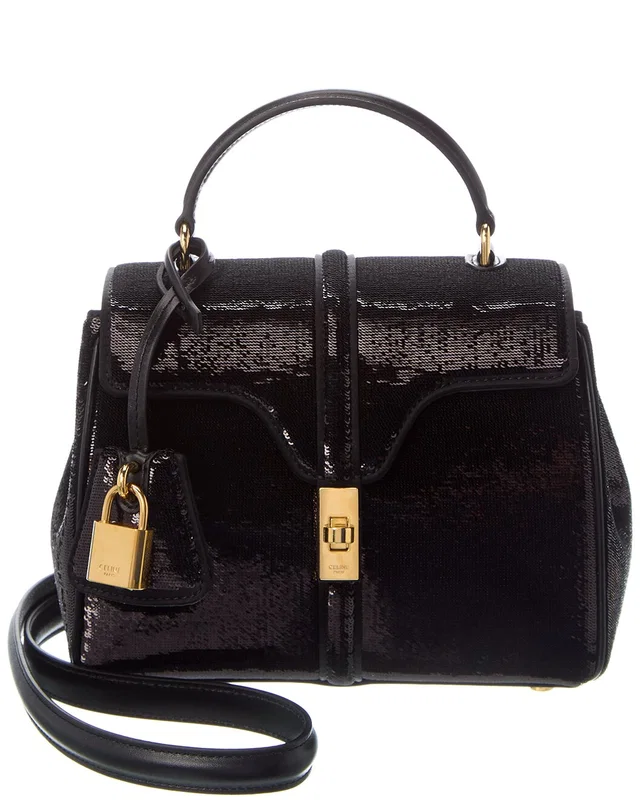 CELINE 16 Mini Sequin Leather Satchel, image 1 of 1 from Gilt