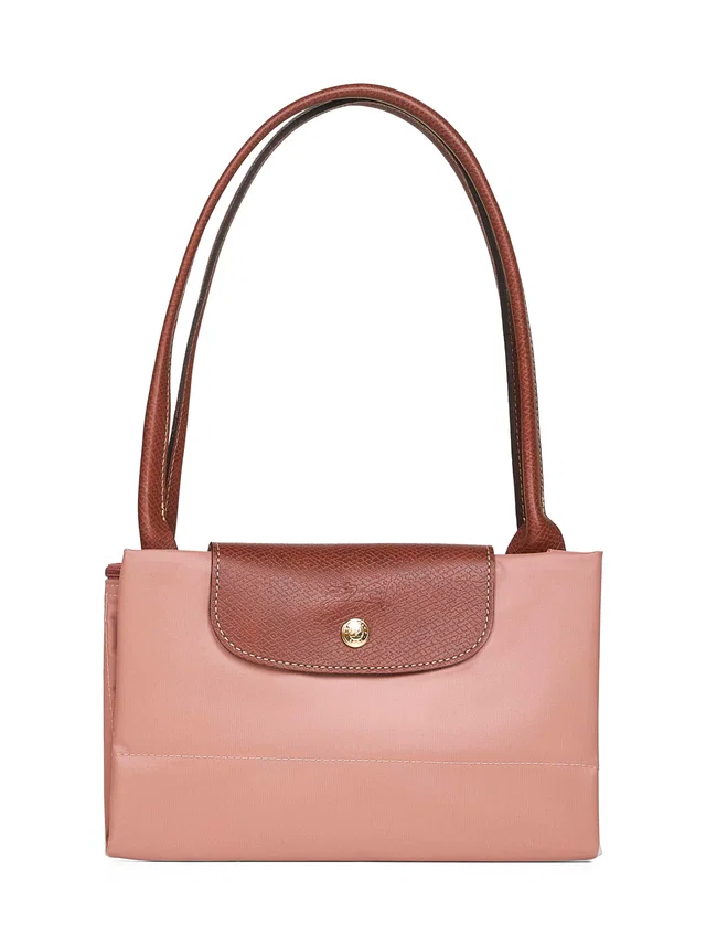 Longchamp Shoulder Bag — Pink Polyamide in Pink Canvas from HEWI