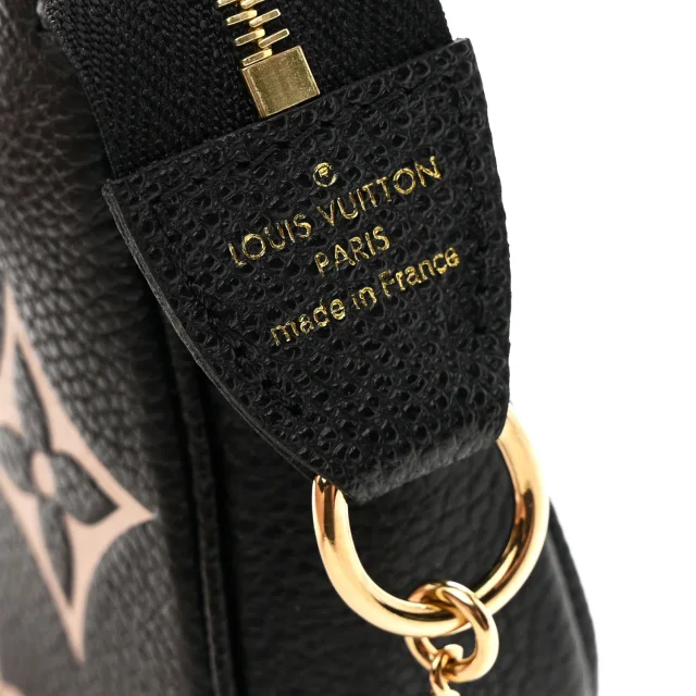 Louis Vuitton Empreinte Monogram Giant Mini Pochette Accessories Black in Black Coated canvas from FASHIONPHILE, photo 6 of 7
