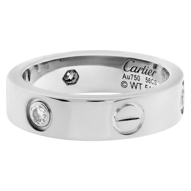 Cartier Love Ring in White White Gold from Gray And Sons
