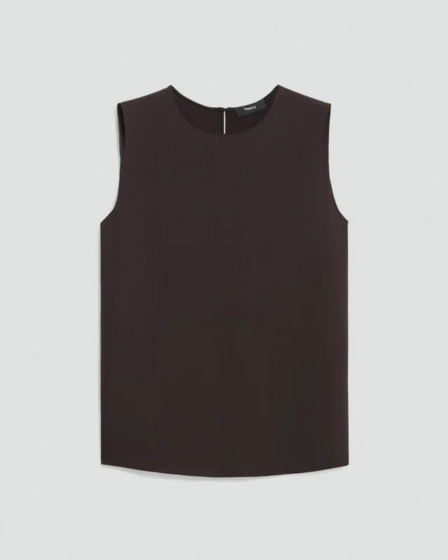 Theory Shell Top in Silk Georgette, photo 2 of 8 from Theory