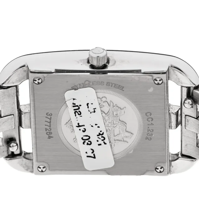 Hermès Stainless Steel Diamond Bezel Mother of Pearl 23mm Cape Cod Quartz Watch from FASHIONPHILE, photo 4 of 5