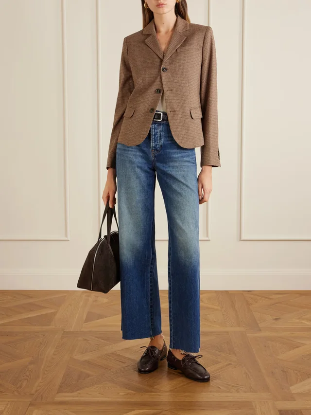 VERONICA BEARD Taylor high-rise wide-leg jeans in Blue, photo 2 of 2 from NET-A-PORTER (Canada)