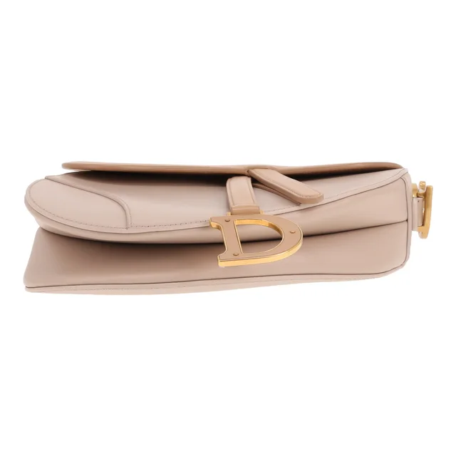 Dior Saddle handbag in Beige Leather from Collector Square, photo 3 of 5