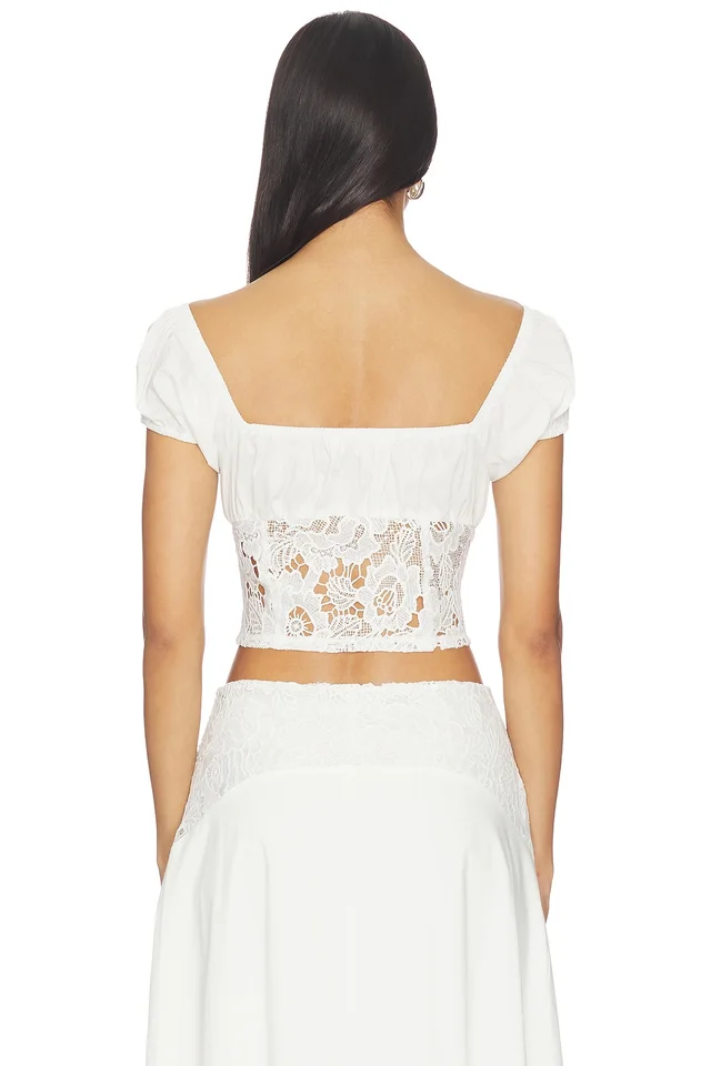 MORE TO COME Loriela Top in White, photo 3 of 4 from REVOLVE (Canada)