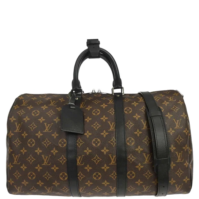 Louis Vuitton Monogram Macassar Keepall 45 Bandouliere M56711 in Coated canvas from AMORE Vintage Tokyo