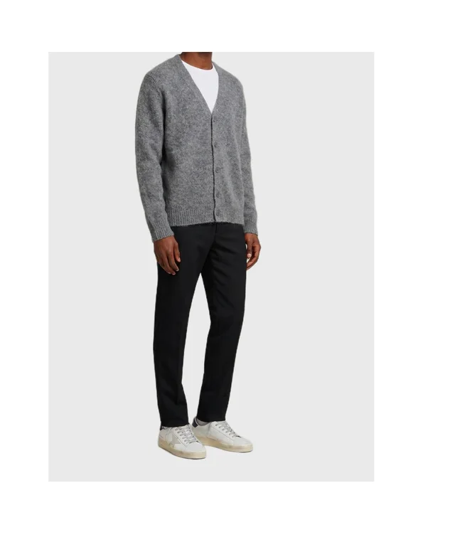 Ami Paris AMI V-Neck Buttoned Cardigan, photo 2 of 4 from SENSER