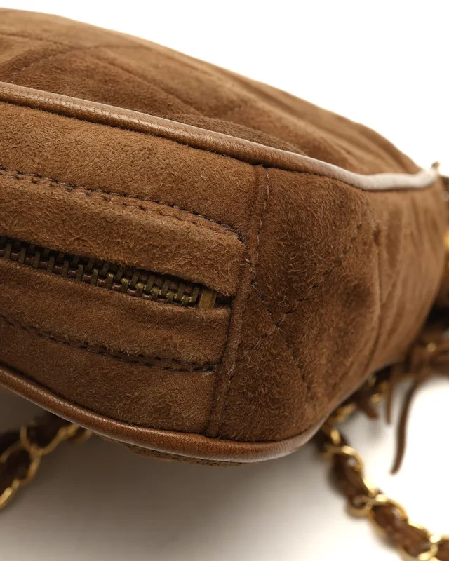 Chanel CC Quilted Fringe Bag in Suede from A Retro Tale, photo 7 of 11