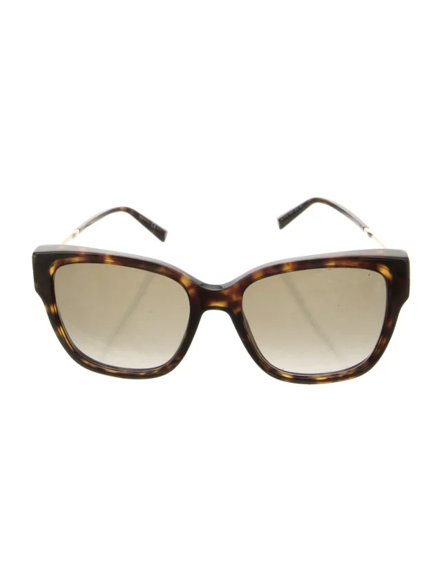 Givenchy Oversize Gradient Sunglasses in red|brown from The RealReal