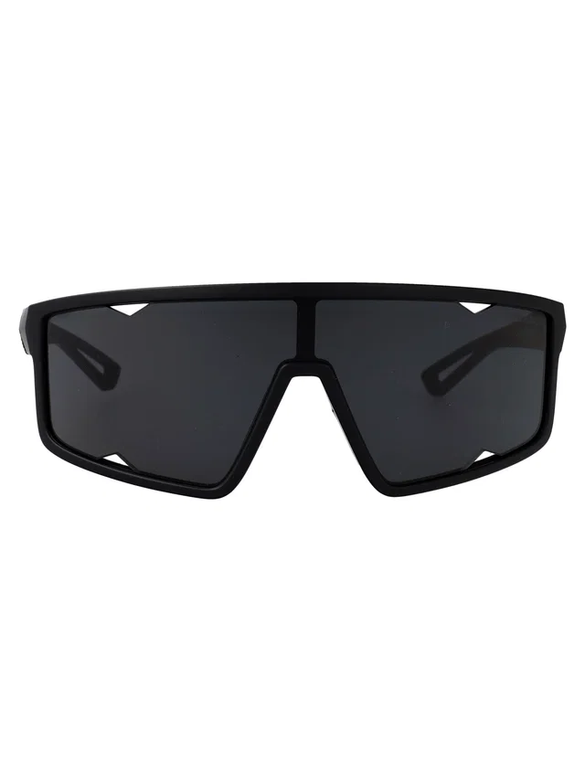 Prada 0ps Matte Black Injected Sunglasses in Black from HEWI