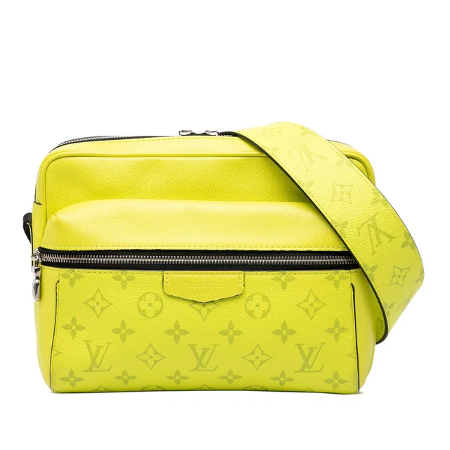 Yellow Louis Vuitton Monogram Taigarama Outdoor Messenger Crossbody Bag in Yellow Coated canvas from Designer Revival