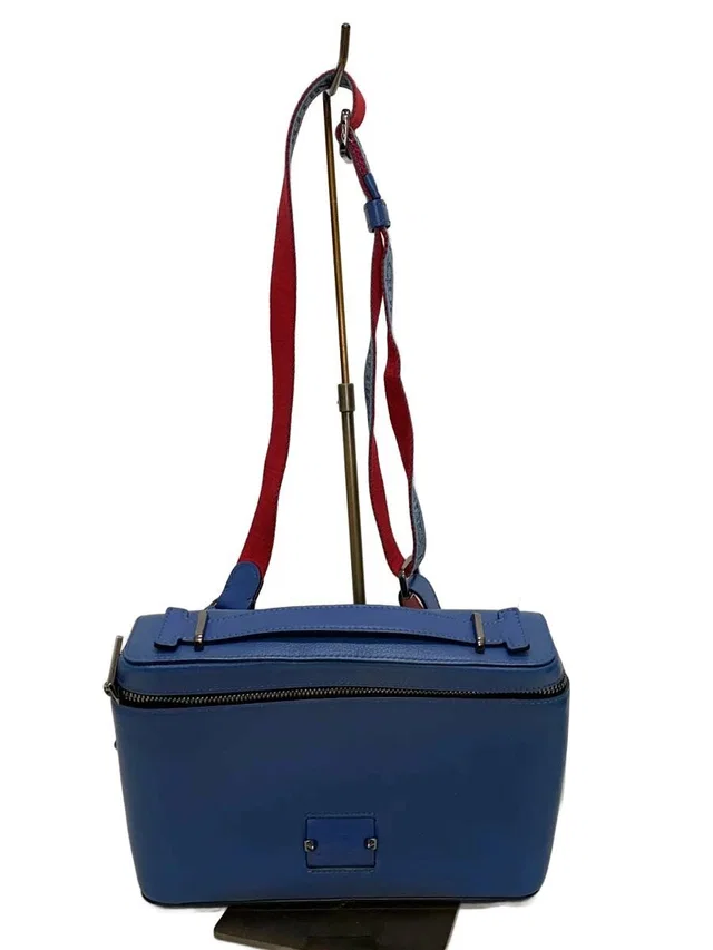 Christian Louboutin Shoulder Bag Leather Blue in blue Leather from Poshmark