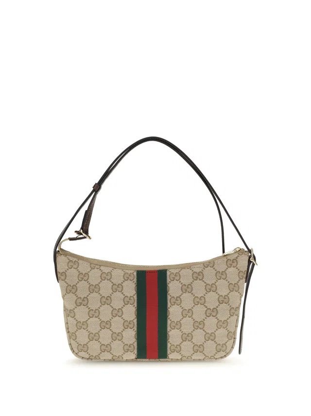 Gucci Shoulder Bag — Beige Fabric in Beige Coated canvas from HEWI