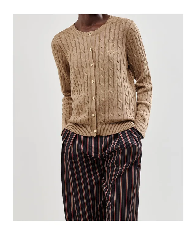 Lauren Ralph Lauren Cable Logo Cardigan, photo 5 of 7 from SENSER