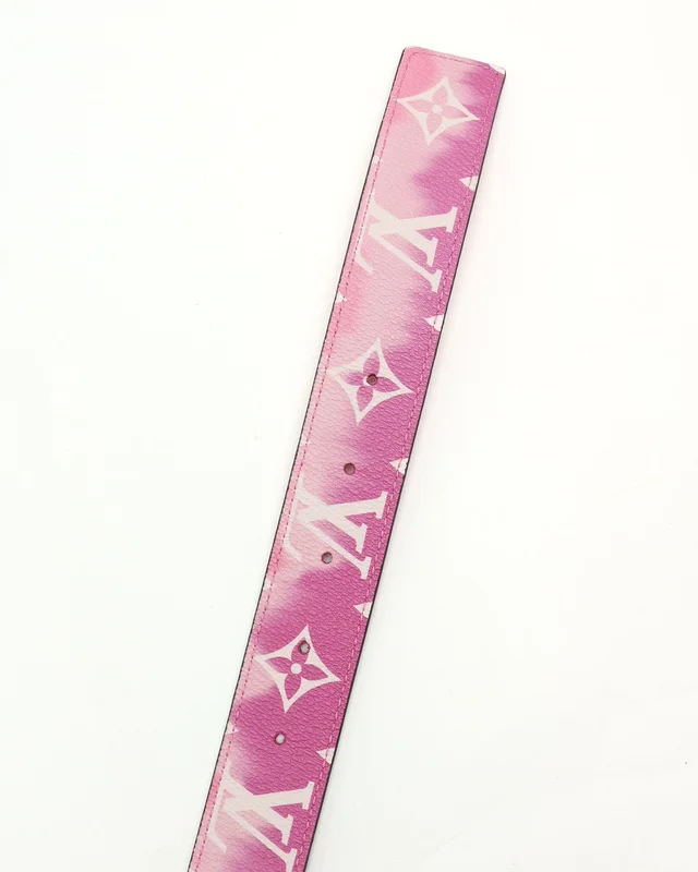 Reversible LV Belt, Size 85 in Coated canvas from A Retro Tale, photo 5 of 5