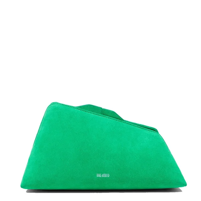 THE ATTICO ''8.30PM'' Suede Oversized Clutch, Green from Cultstatus, photo 1 of 1