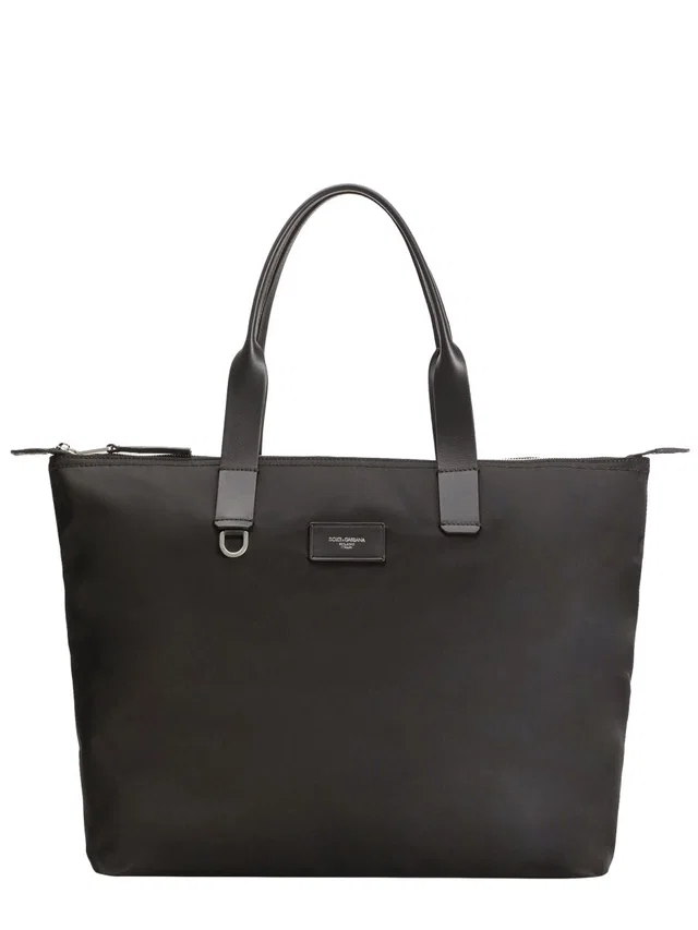 Dolce & Gabbana Handbag — Black Polyamide Hand Bags in Black Leather from HEWI