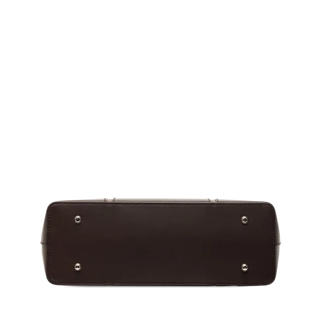 Brown Burberry Leather Handbag in Brown Leather from Designer Revival, photo 2 of 2
