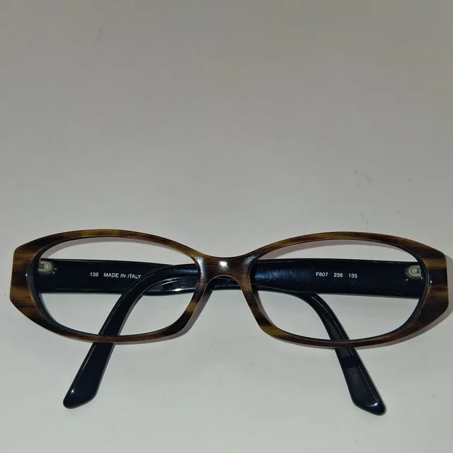 Fendi F807 236 Dark Brown Tortoise Slim Eyeglasses Frames 135 Italy Frames Only in brown|red from Poshmark