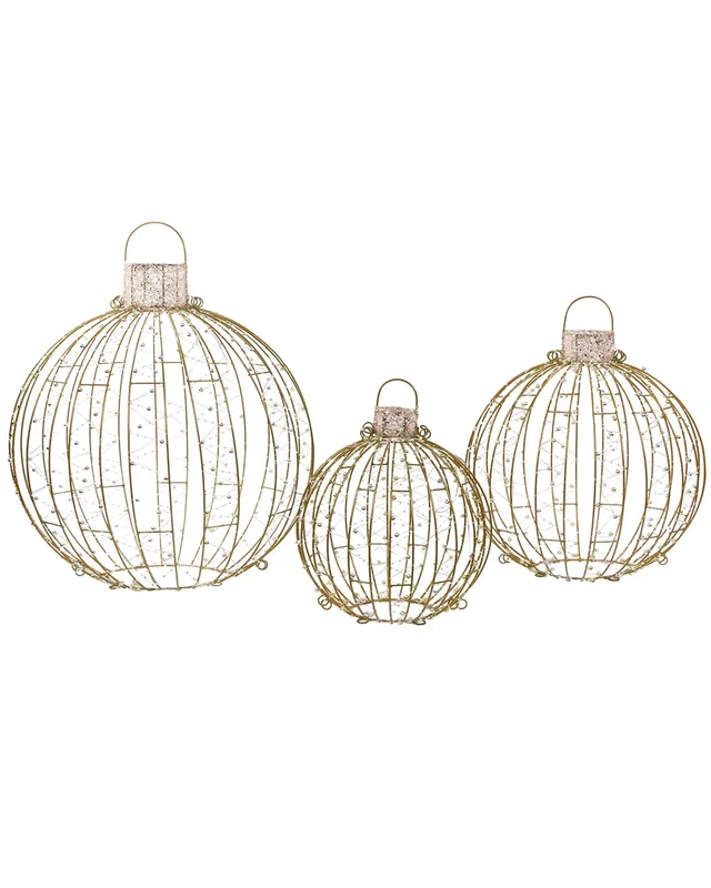Northlight Set of 3 LED Lighted Ornaments Christmas Yard Decoration, image 1 of 1 from Rue La La