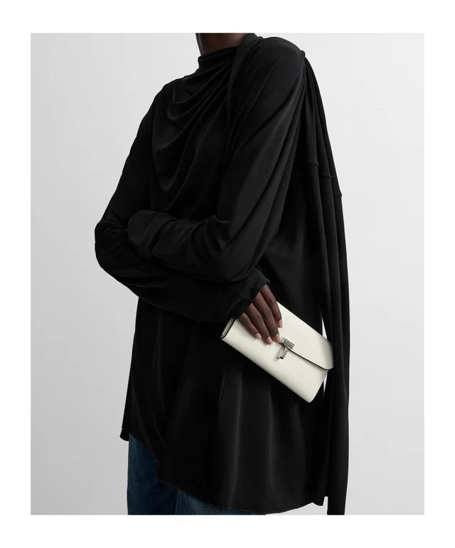 Toteme asymmetric draped blouse black, photo 5 of 5 from SENSER