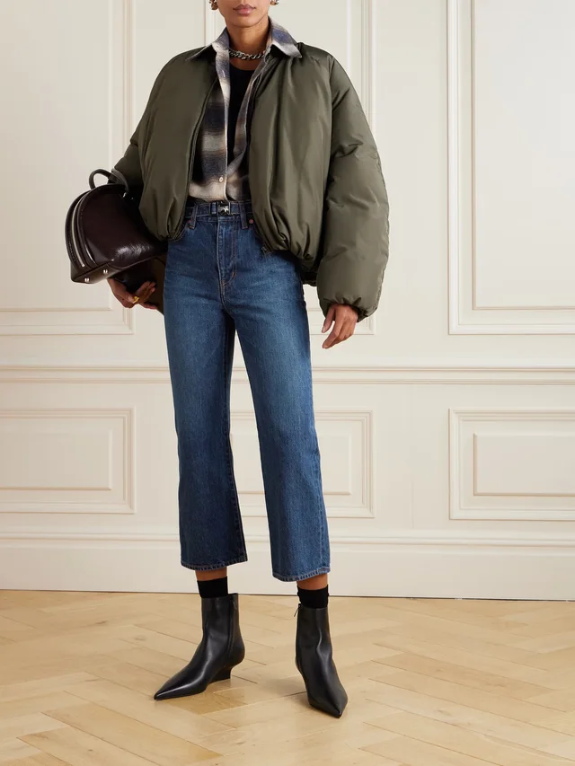 SACAI Belted bootcut jeans in Blue, photo 2 of 2 from NET-A-PORTER (Canada)