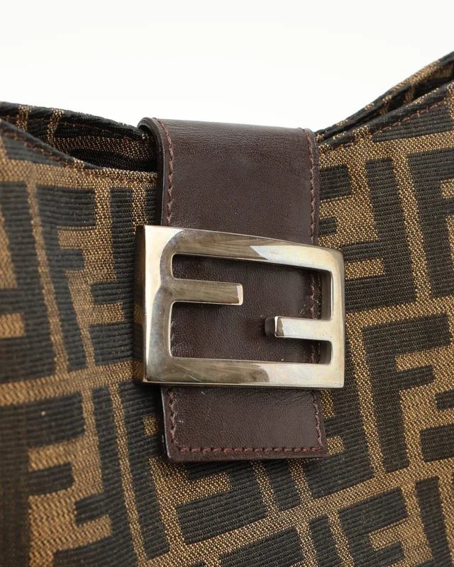 Fendi Zucca Shoulder Bag in Canvas from A Retro Tale, photo 8 of 8