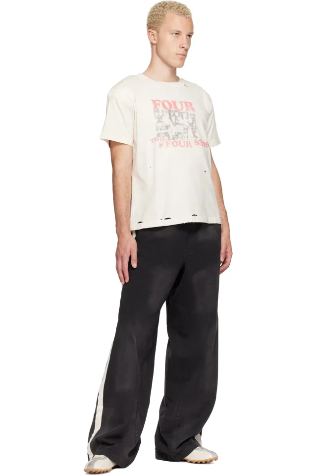 424 Off-White Collage Rolling Stones T-shirt, photo 4 of 4 from SSENSE