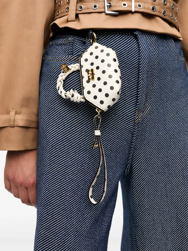 GANNI polka dot-print mini bag, photo 2 of 2 from FARFETCH