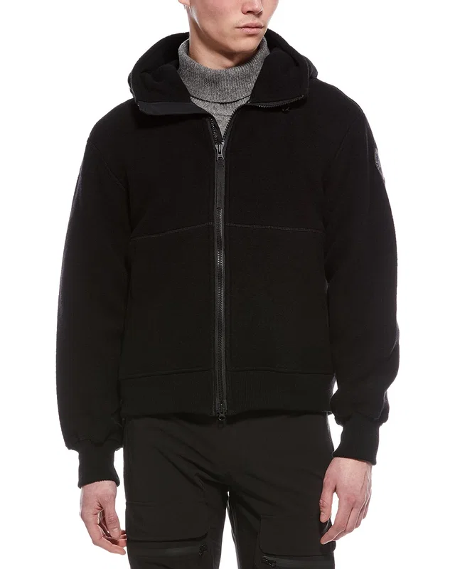 Canada Goose Chilliwack Wool-Blend Fleece Bomber Jacket, image 1 of 1 from Gilt