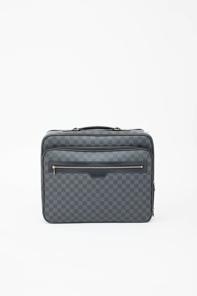 Louis Vuitton Graphite Damier Pilot Case Bag in Grey Coated canvas from VSP Consignment