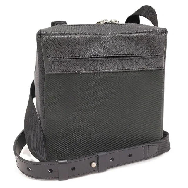 Louis Vuitton Shoulder Bag Sayan Taiga Ardoise from The Reluxe